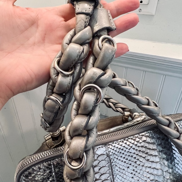 Limited Edition Chloe Python Heloise in silver - Picture 7 of 16